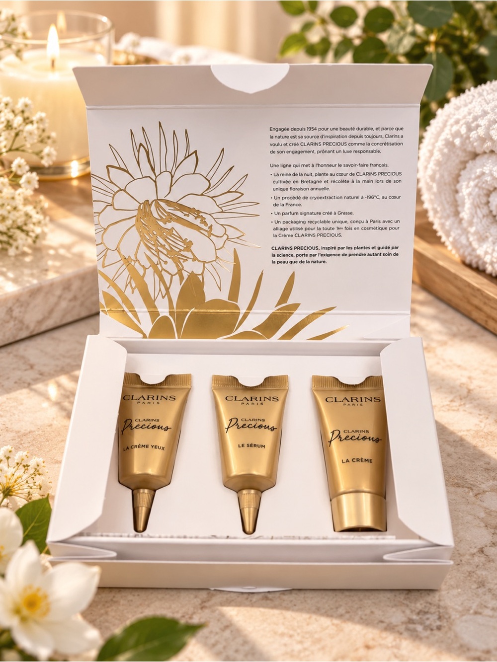 ✨ Clarins Precious Luxury Skincare Set ✨